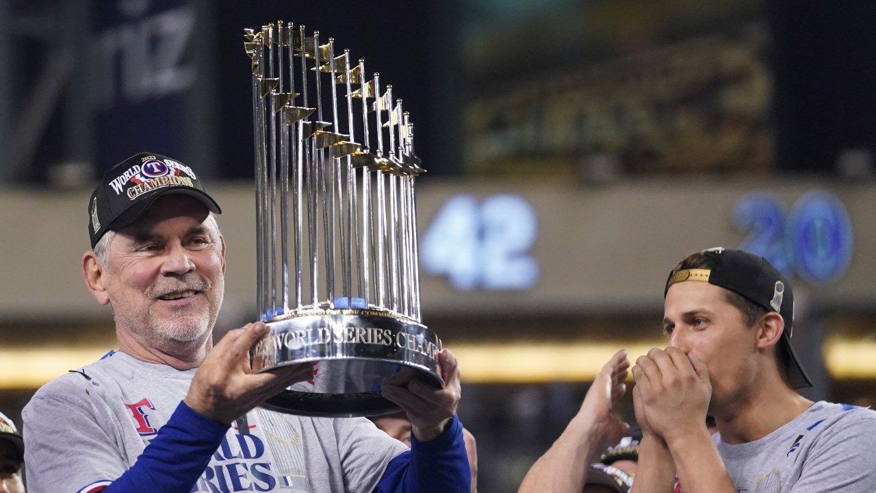 Biden will welcome the 2023 World Series champion Texas Rangers to the White House on Thursday.