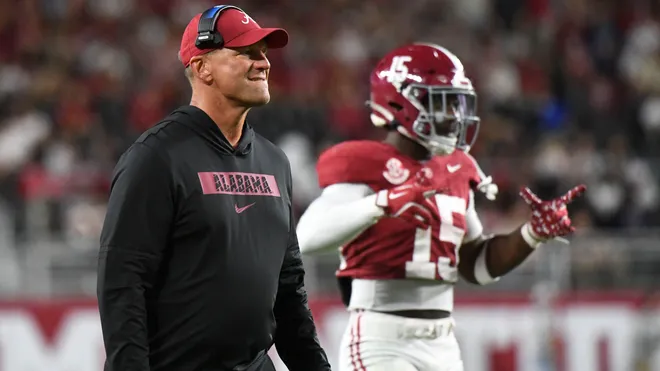 Kalen DeBoer shares latest Jaeden Roberts injury news for Alabama football which lead Alabama to commit another 5-star for Jaeden Roberts replacement