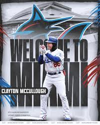 The Miami Marlins have hired Clayton McCullough, the former first base coach for the Los Angeles Dodgers, as the team’s 17th manager.